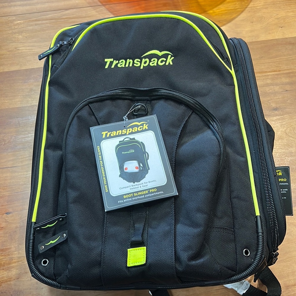 Transpack Slinger Pro Boot Bag Black/Yellow Electric Brand New Orig 180$